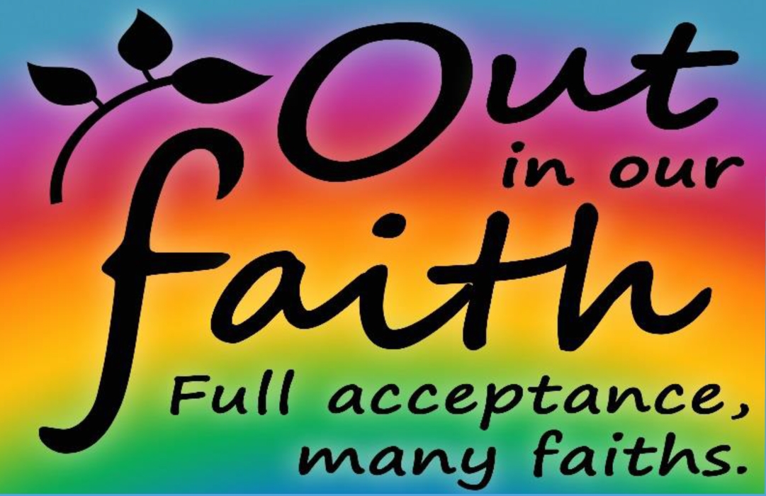 Out in Our Faith Logo