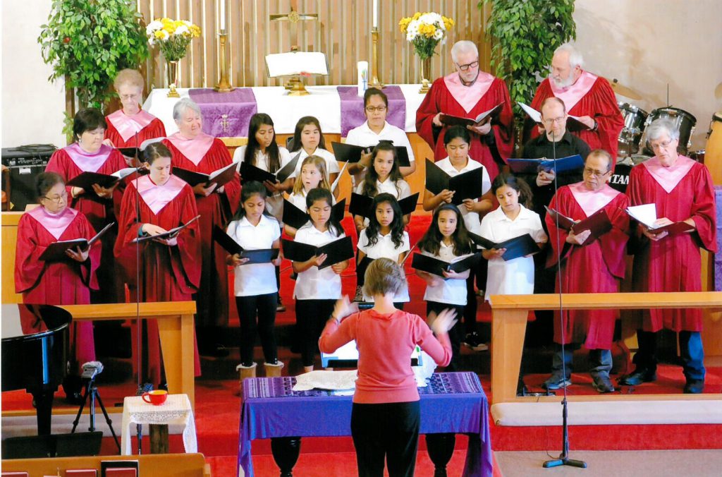 Jr Youth Chorus with the Choir